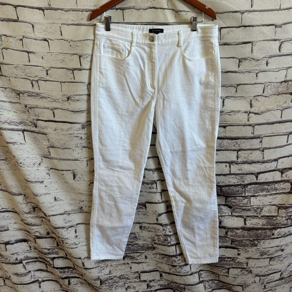 ST.JOHN Ankle Skinny High Rise Jeans SZ 10 - Picture 1 of 6